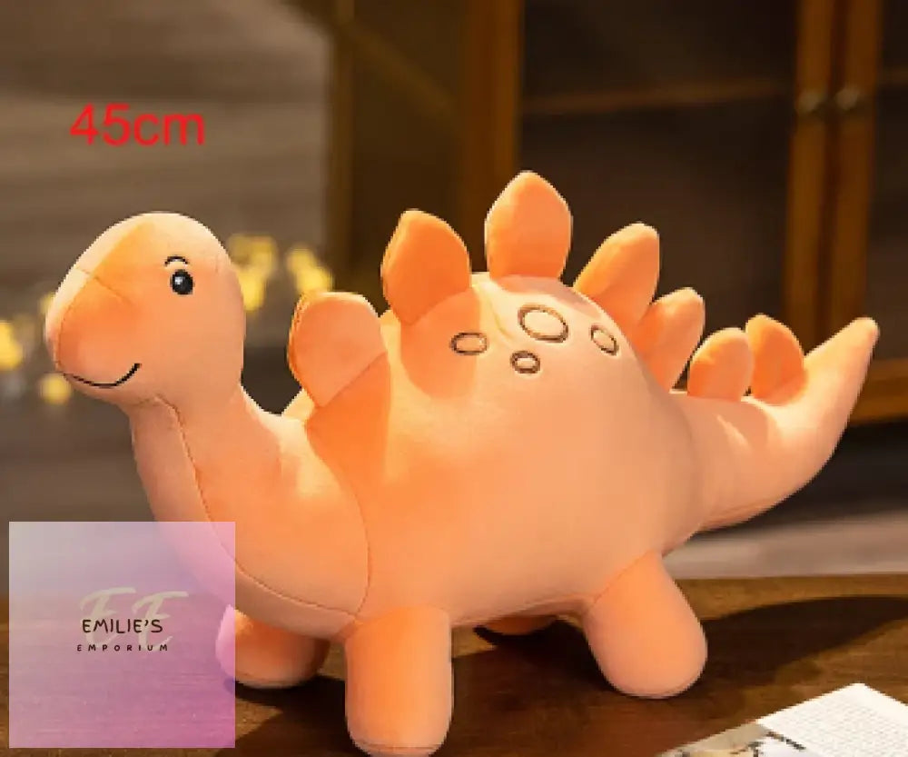 Dinosaur Orange Plush Toy 45Cm