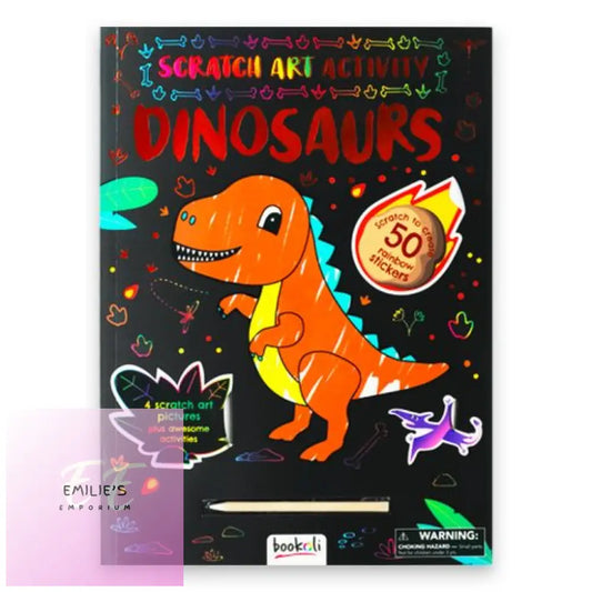 Dinosaur Scratch Art Activity Book