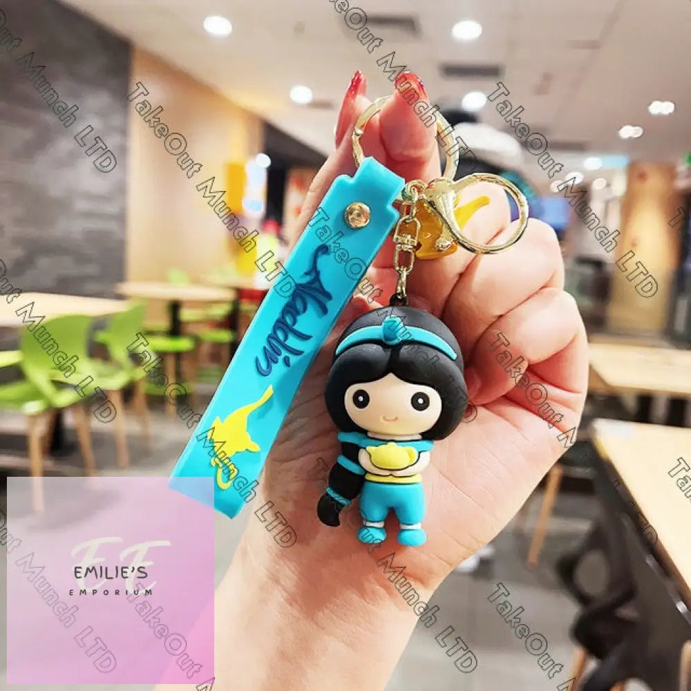 Disney Aladdin Keyrings - Choice Of Design Jasmin