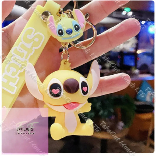 Disney Keychain - Stitch Yellow