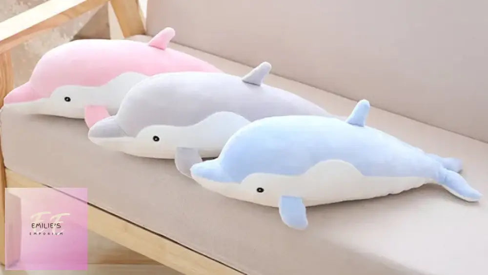 Dolphin Plush Toys- Colour & Size Choices