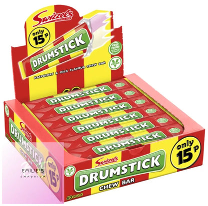 Drumstick Raspberry & Milk Bars (Swizzels) 60X15P