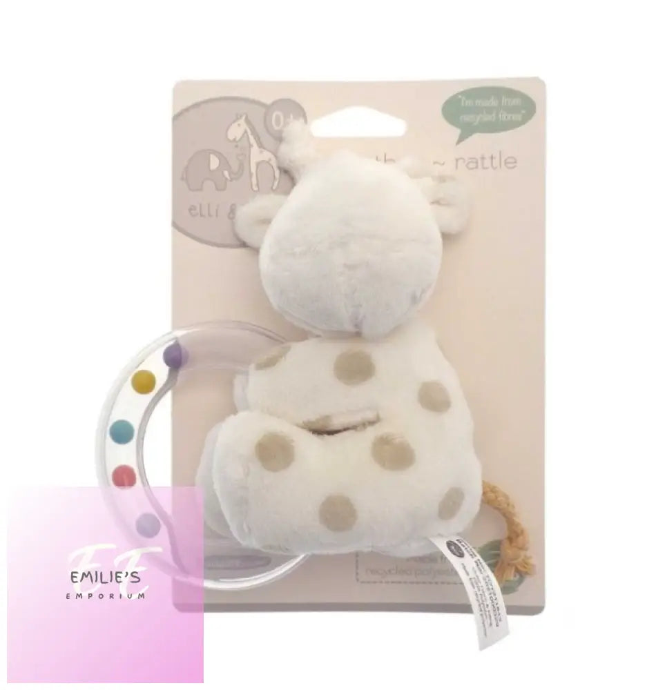 Eco Friendly Elli & Raff Design Teething Rattle