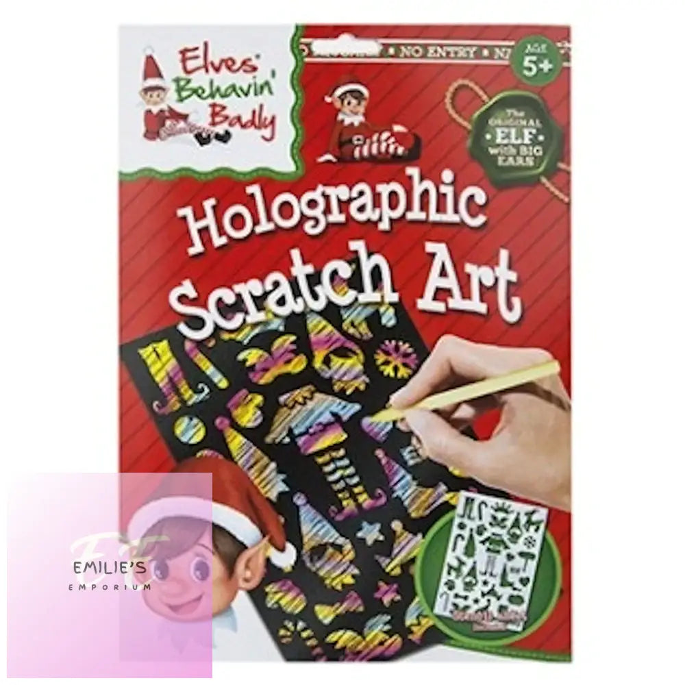 Elf Holographic Scratch Art Set