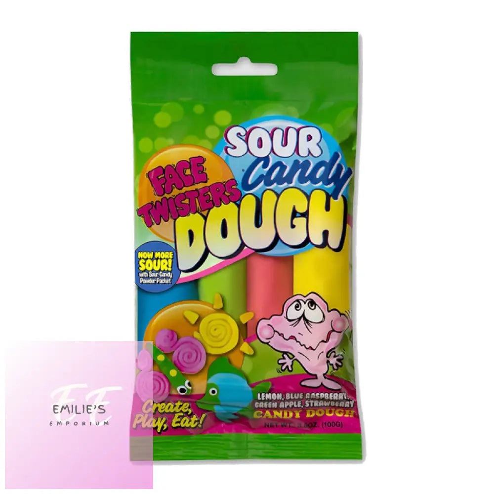 Face Twisters Sour Candy Dough - 3.5Oz (100G)