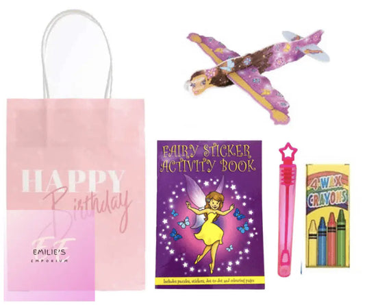 Fairy Pre - Filled Party Bags - 4 Items ’Happy Birthday’