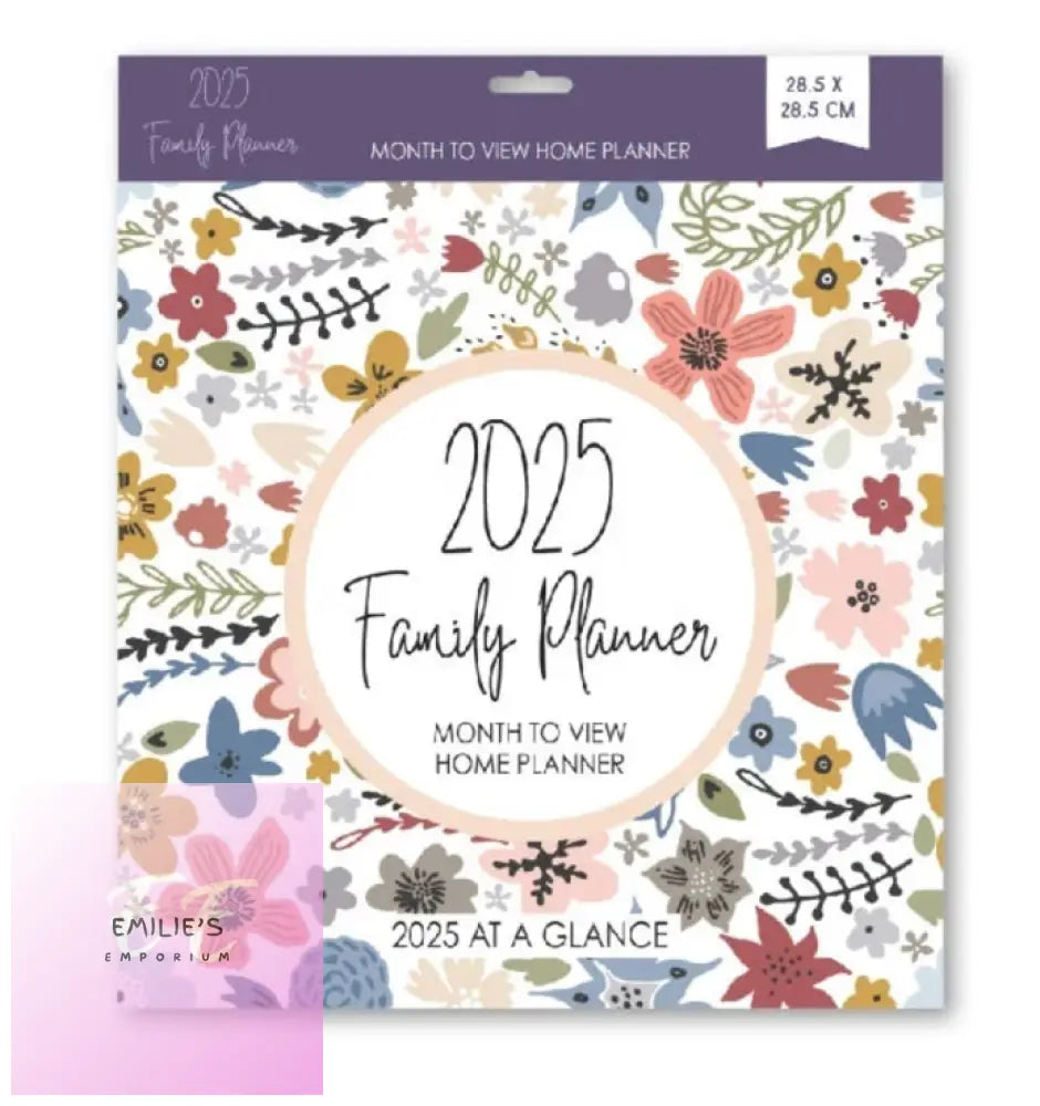 Family Planner 2025 Organiser Monthly Calendar