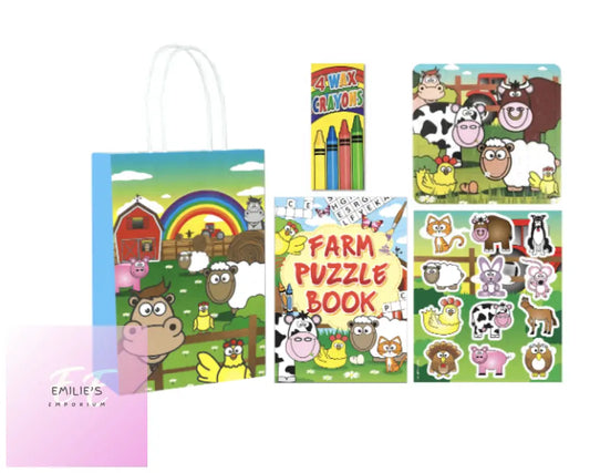 Farm Party Bag Pre Filled Gift - Includes 4 Items