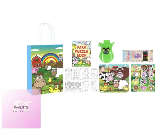 Farm Party Bag Pre Filled Gift - Includes 5 Items