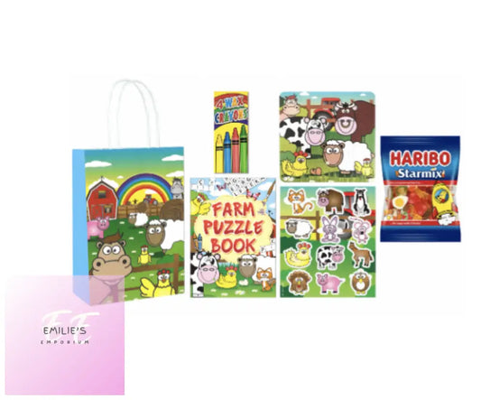 Farm Pre Filled Party Bag - Includes 4 Items + Haribo Starmix