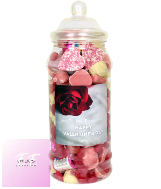 Fiance Pink Sweets Valentines Jar 600G