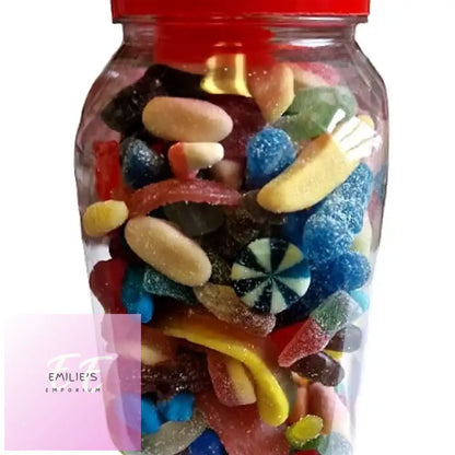 Fizzy And Jelly Sqaure Sweet Jar