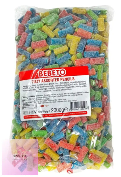 Fizzy Assorted Pencils (Bebeto) 2Kg