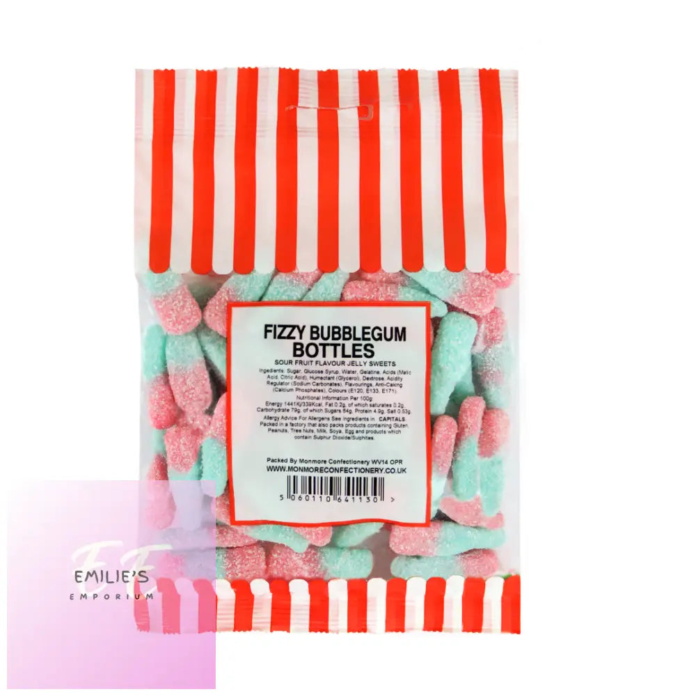 Fizzy Bubblegum Bottles 140G Sweets