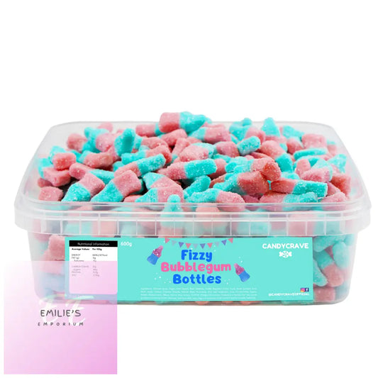 Fizzy Bubblegum Bottles Tub (Candycrave) 600G
