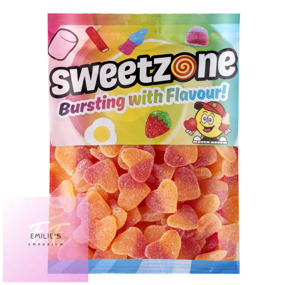 Fizzy Peach Hearts (Sweetzone) 1Kg