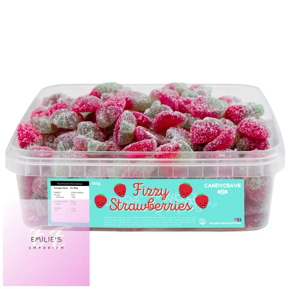 Fizzy Strawberries (Candycrave) 600G