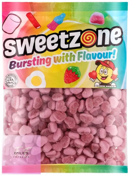 Fizzy Strawberry Hearts (Sweetzone) 1Kg