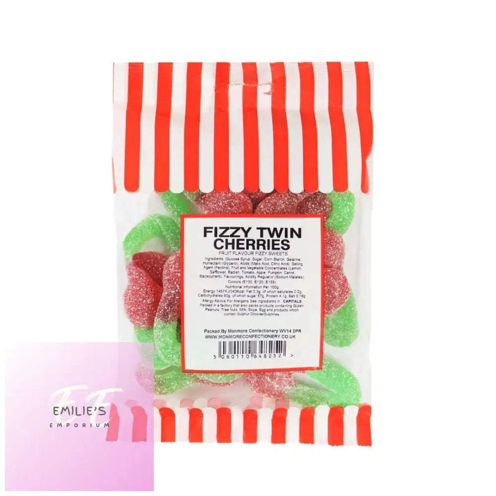 Fizzy Twin Cherries 140G Bag