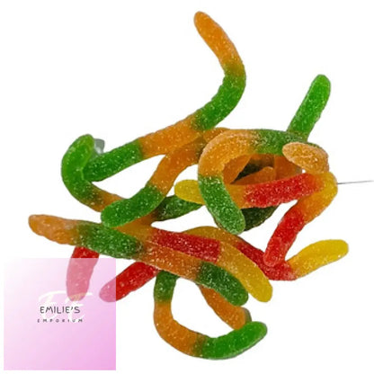 Fizzy Worms - Silver Pouch