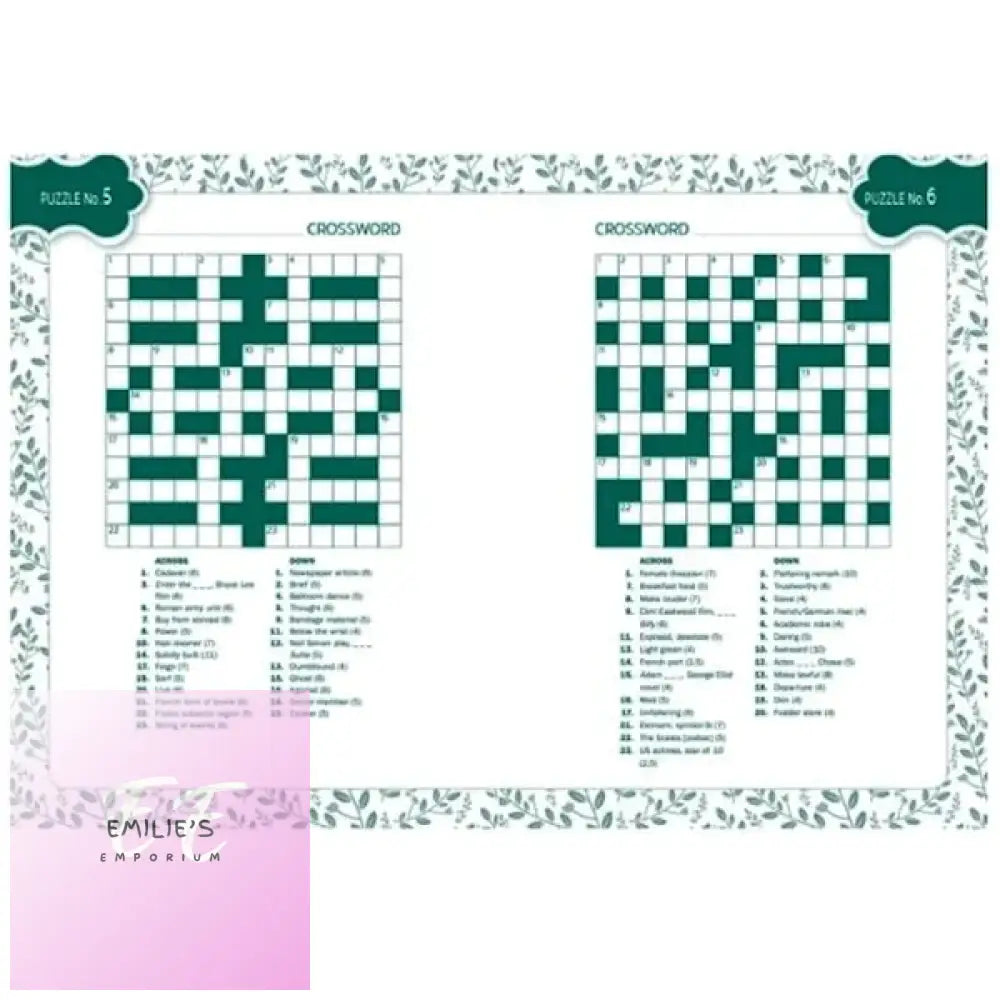 Floral Crossword - Assorted