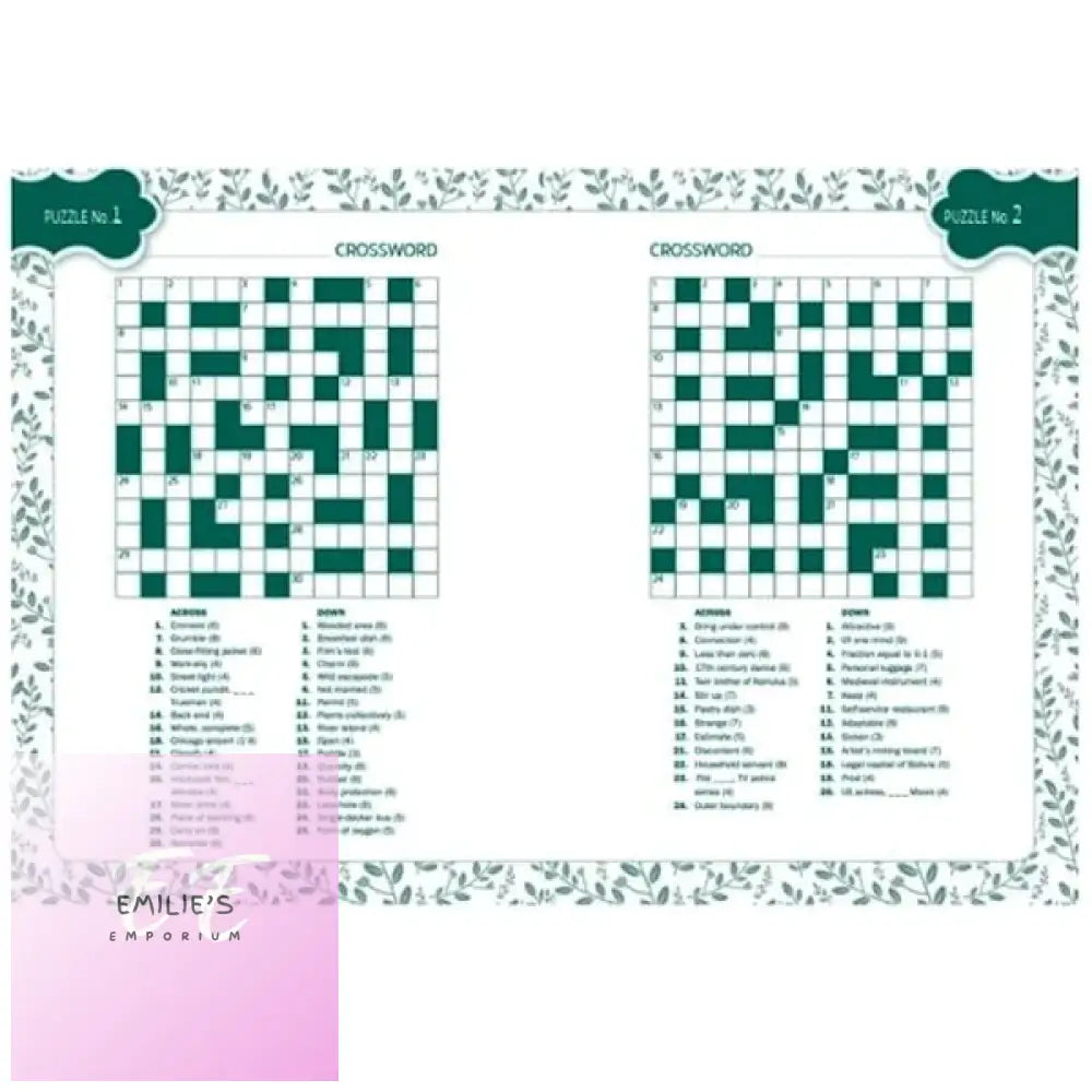 Floral Crossword - Assorted