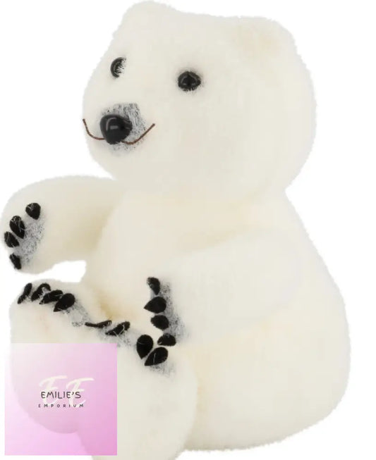Foam Glitter Polar Bear 17 Cm - Assorted