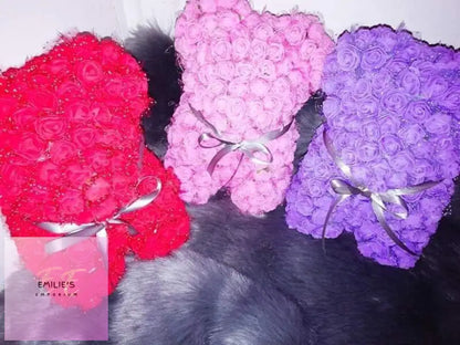 Foam Rose Teddy Bears - Choice Of Colour