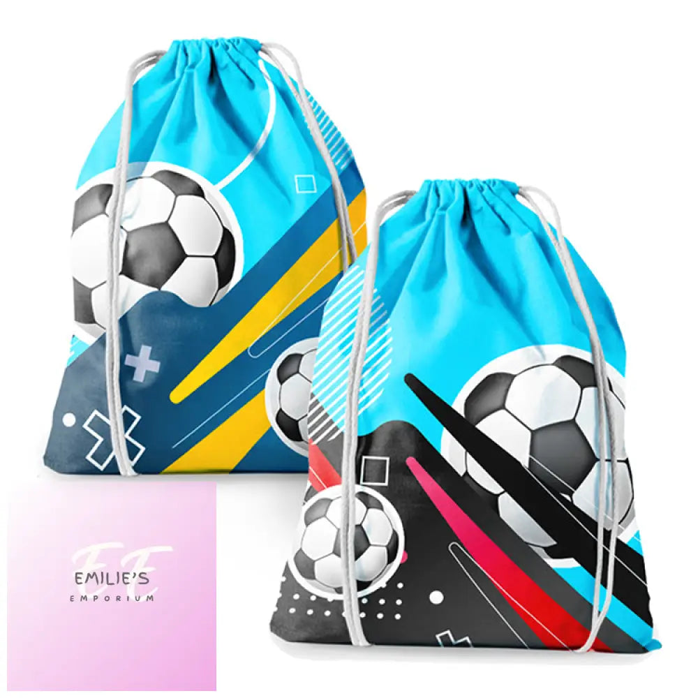 Football Mini Drawstring Bag