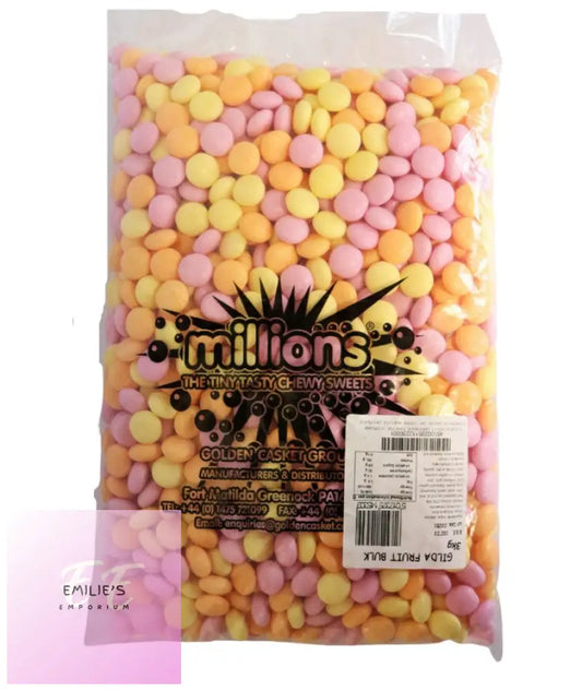 Fruit Chewy Gilda Dragees (Millions) 3Kg