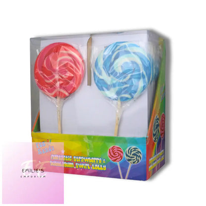 Fun Kandy Strawberry/Bubblegum Twist Lolly 18X80G