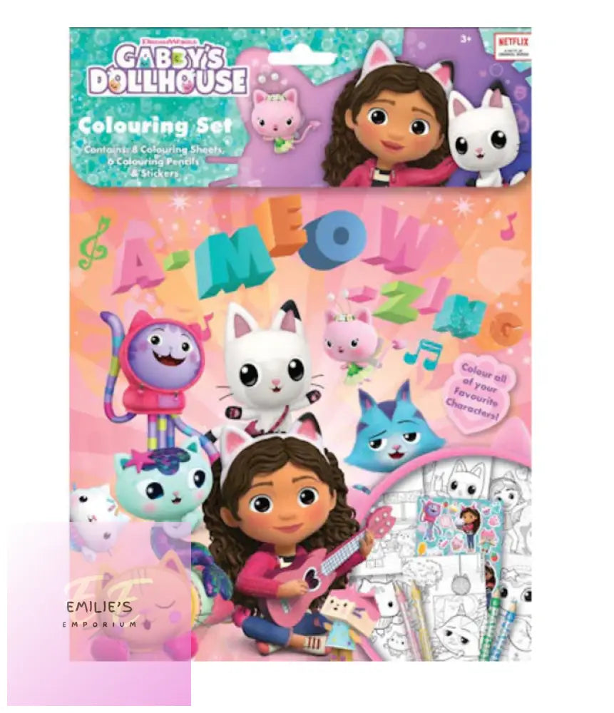 Gabby’s Dollhouse Colouring Set