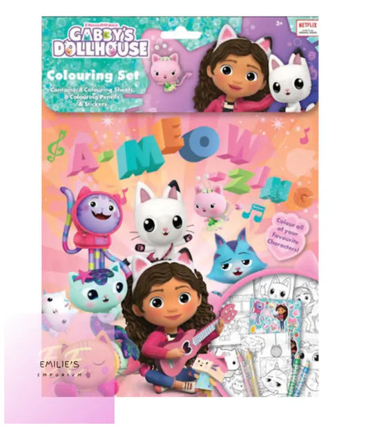 Gabby’s Dollhouse Colouring Set