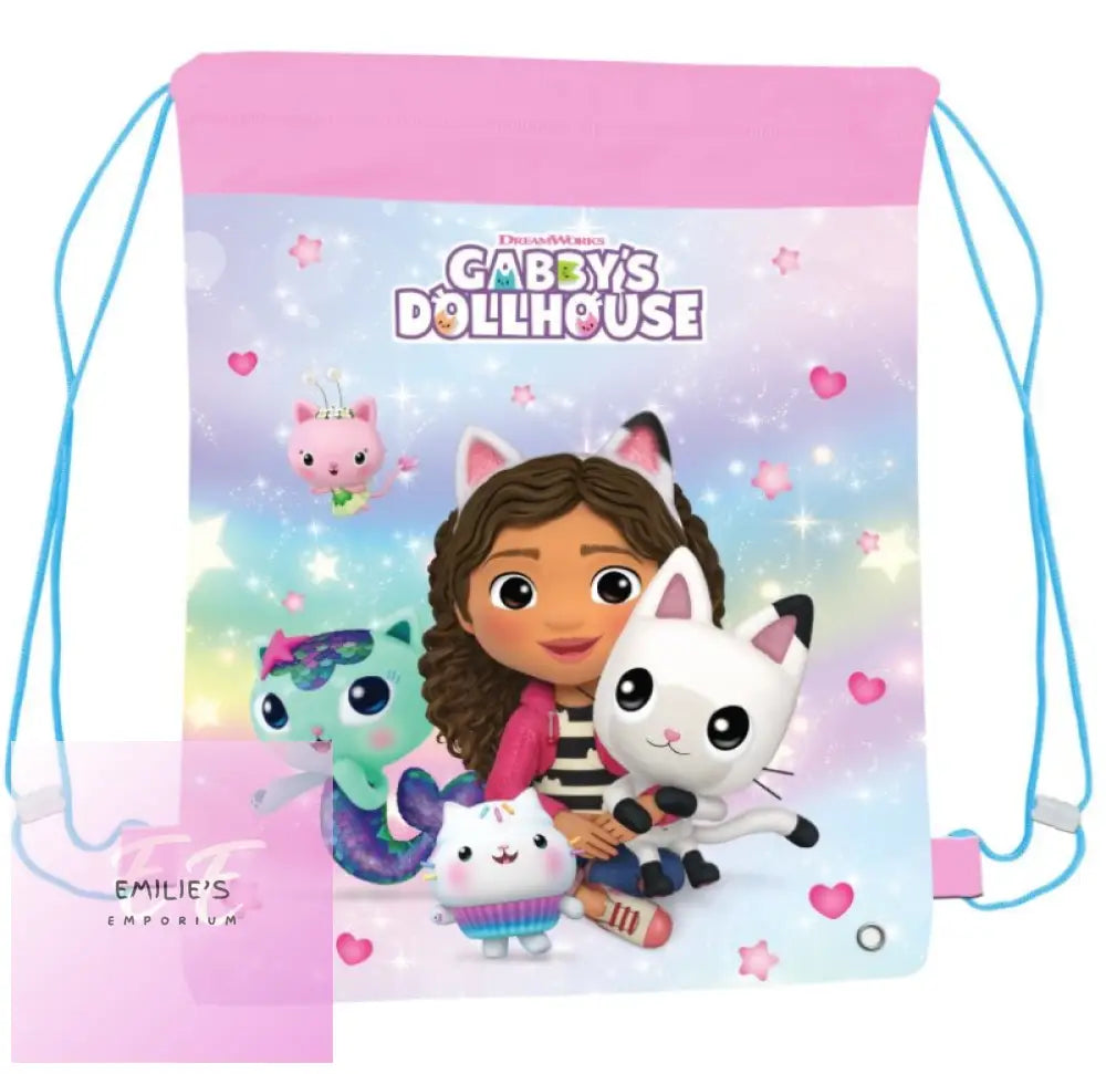 Gabby’s Dollhouse Pull String Bag