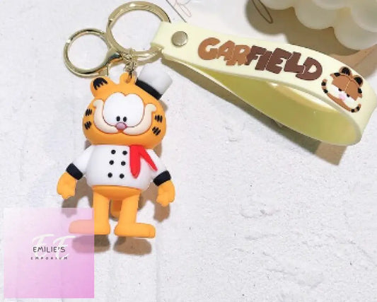 Garfield Chef Key Ring
