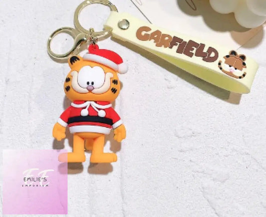 Garfield Christmas Key Ring