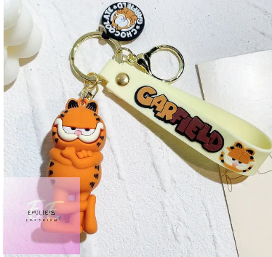 Garfield Crossed Arms Key Ring