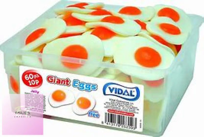 Giant Fried Eggs (Vidal) 60 Count