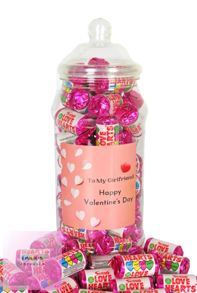 Girlfriend Pink Sweets Valentines Jar 600G