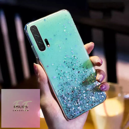 Glitter Luxury Soft Phone Case For Honor- Choice Of Colour And Phone Size