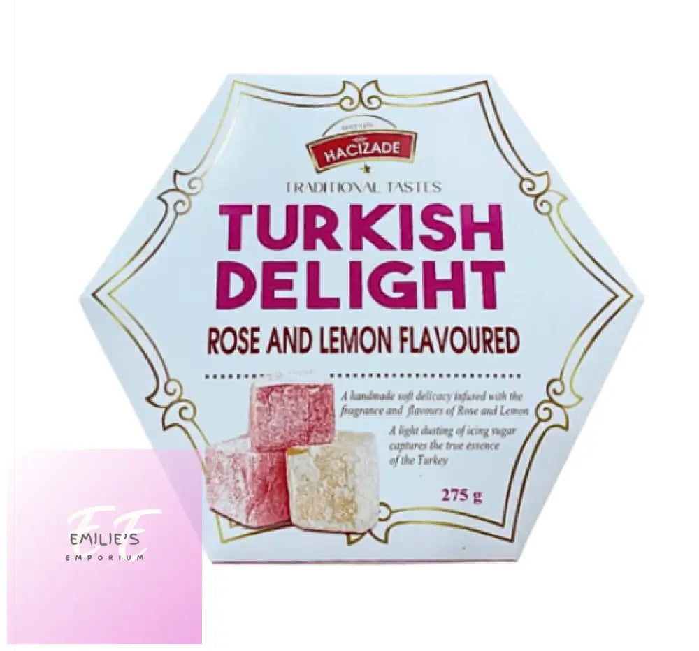 Hacizade Rose And Lemon Turkish Delight 275G