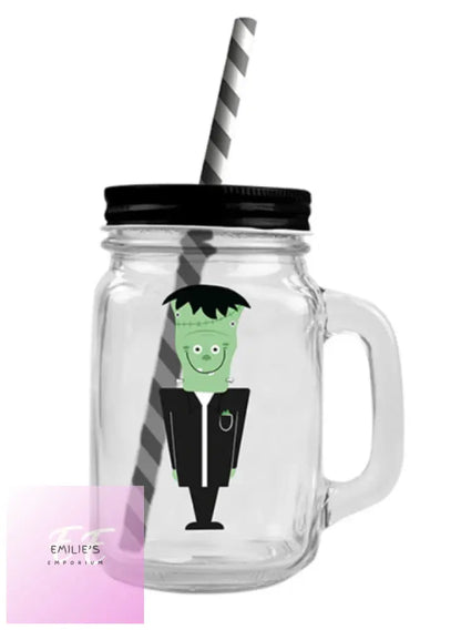 Halloween Mason Jar- Choices Monster