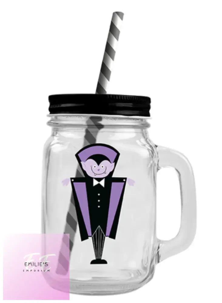 Halloween Mason Jar- Choices Vampire