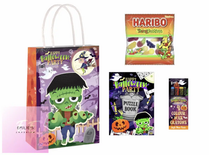Halloween Spooky Party Bags - Pre Filled 2 + Haribo Tangfastics