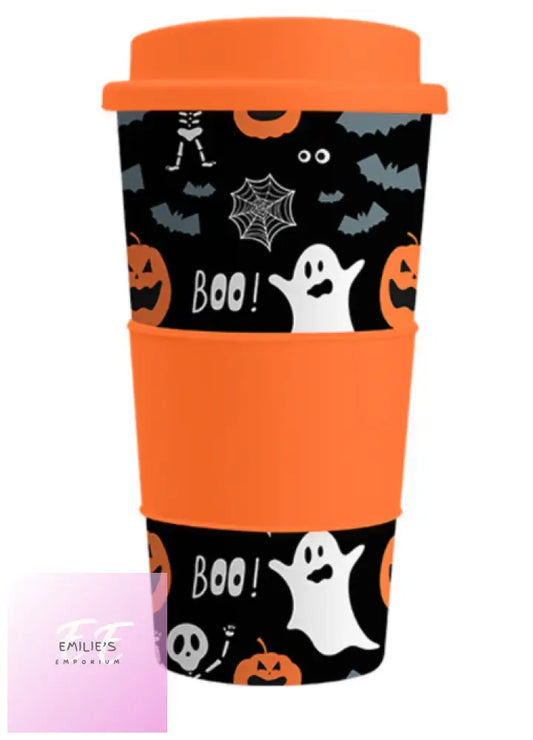 Halloween Travel Mug- Choices Orange