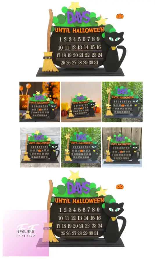 Halloween Wooden Countdown Advent Calendar