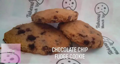 Handmade Brodies Chocolate Fudge Chip Cookies - Choice Of Pack Size