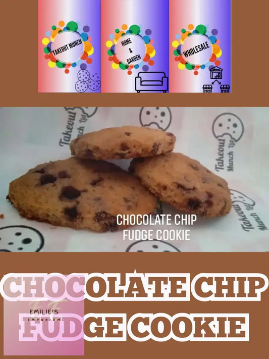 Handmade Brodies Chocolate Fudge Chip Cookies - Choice Of Pack Size