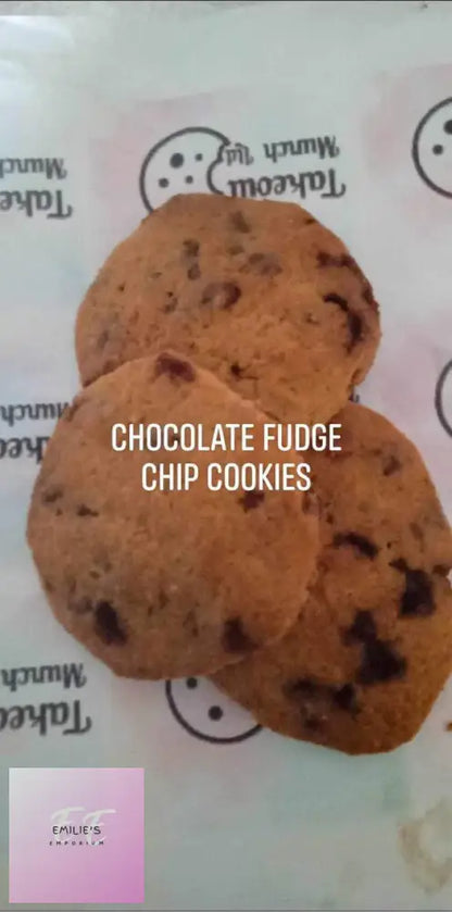 Handmade Brodies Chocolate Fudge Chip Cookies - Choice Of Pack Size