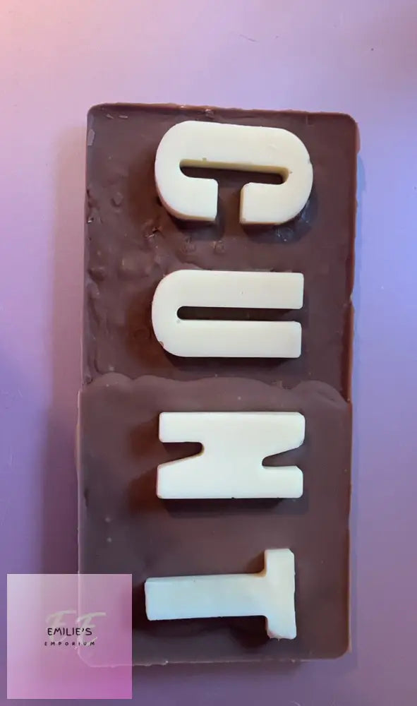 Handmade Chocolate Swear Word Slab